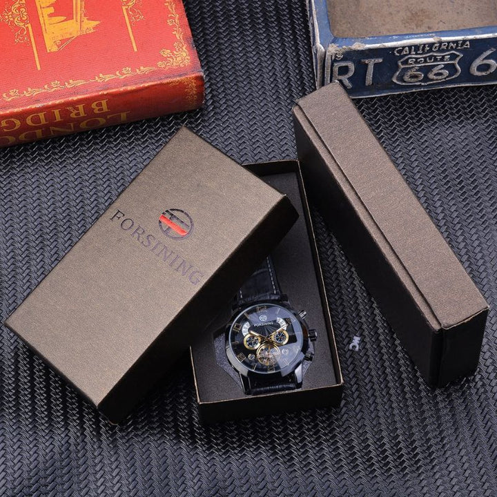 Luksus Tourbillon Automatisk Mekanisk Ur